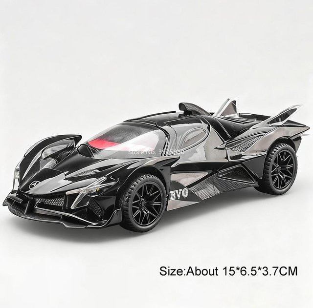 Bruder Apollo Evo Lambor Mansory Revuelto, Miniatur Die-Cast Modell, 1:32, Türen Öffnen, Rückzieher, ab 14 Jahren - Bild 1