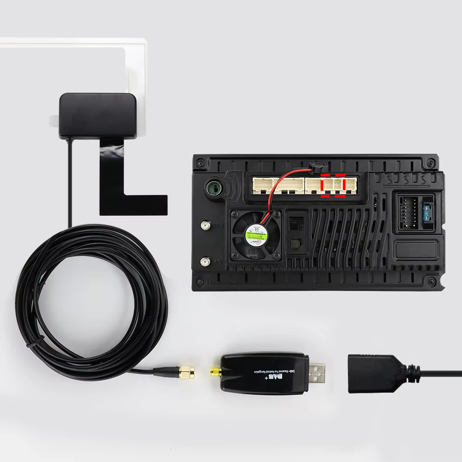 Alignpo DAB+ Monitor Box für Mediaplayer in Schwarz - Bild 6