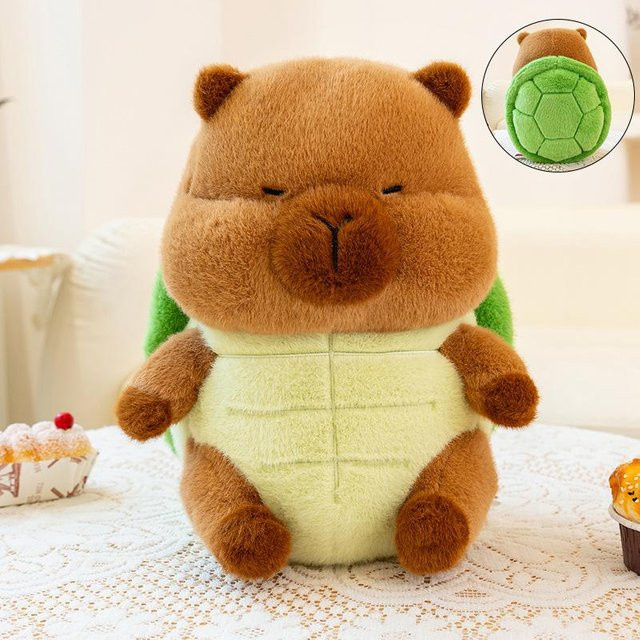Yiran Health & Beauty Verwandlungs-Capybara Plüschtier, 30cm - Bild 1