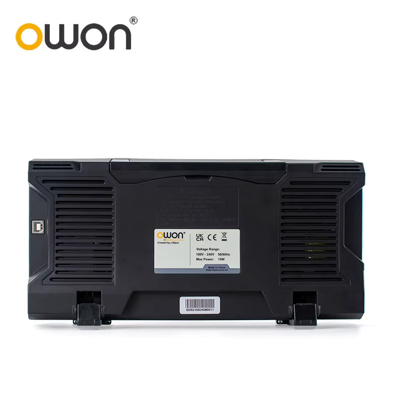 Digitales Oszilloskop OWON SDS200-Serie in Schwarz mit Dual-CH 100/200 MHz, 25 MHz Signalgenerator, FFT-Analyse und 6-stelligem Frequenzzähler - Bild 5