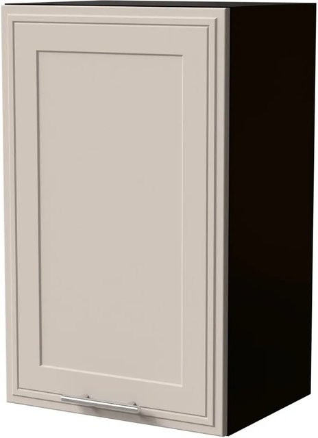 Feldmann-Wohnen Hängeschrank Salo W2 in Schwarz und Kaschmir Matt mit Kassettenoptik, B/T/H: 45 x 32,5 x 72 cm - Bild 1