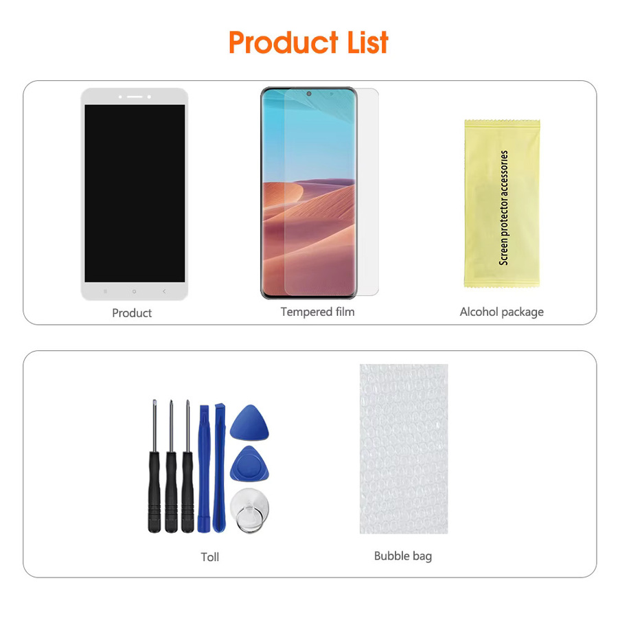 Xiaomi Mi Max 2 LCD-Display Ersatz mit Touchscreen und Rahmen, 6.44 Zoll, Schwarz oder Weiß - Bild 5