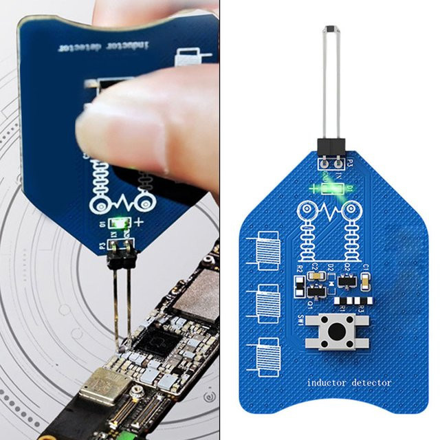 DAZZLEEX CT-1 Motherboard Spulen Tester Induktivitäts Detektor für PC Reparaturen in Blau - Bild 1