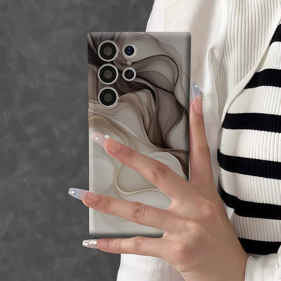 Stoßfeste Doppelschicht Handyhülle in Beige für Samsung Galaxy S26 S25 Ultra S24 S23 Ultra Plus - Bild 5