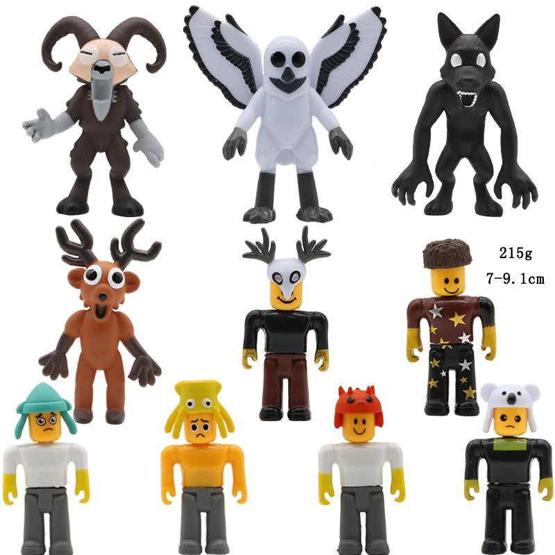 99 Nächte im Wald Horror-Spiel Charakterfiguren und Ornamente 10-teiliges Set - Bild 1