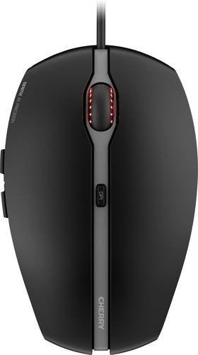Cherry Gentix 4K Optische USB Maus in Schwarz mit 6 Tasten und einstellbarer DPI-Zahl - Bild 1