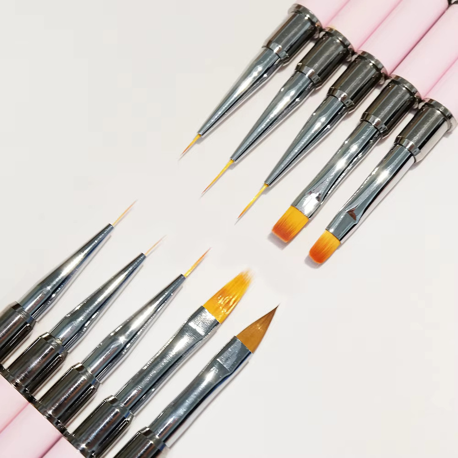 Lurayee Dual-ended Nagel Pinsel für Acryl und Nail Art, Unisex - Bild 2