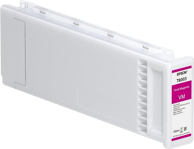 Epson T8003 Tintenpatrone Vivid Magenta für SureColor SC-P10000 und SC-P20000, 700 ml - Bild 1