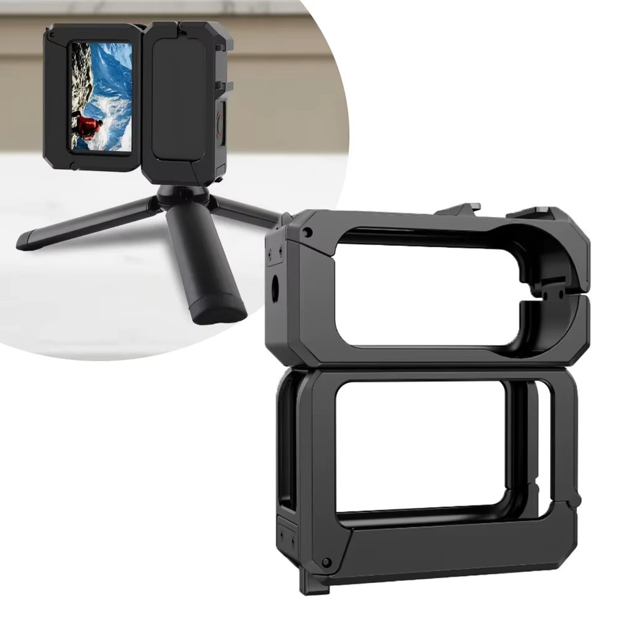 DJI OSMO-Nano Kamera Metall Käfig Rahmen Adapter Panorama Edition in Schwarz aus Aluminiumlegierung - Bild 3
