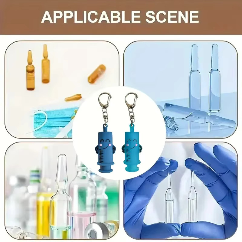Ampulle Flaschenöffner Schlüsselanhänger, Plastic - Bild 2