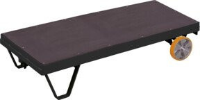 VarioFit Schwerlast-Rollplatte in Anthrazit RAL 7016, Breite: 250,5 cm, Tiefe: 80,0 cm, Höhe: 3,0 cm - Bild 1