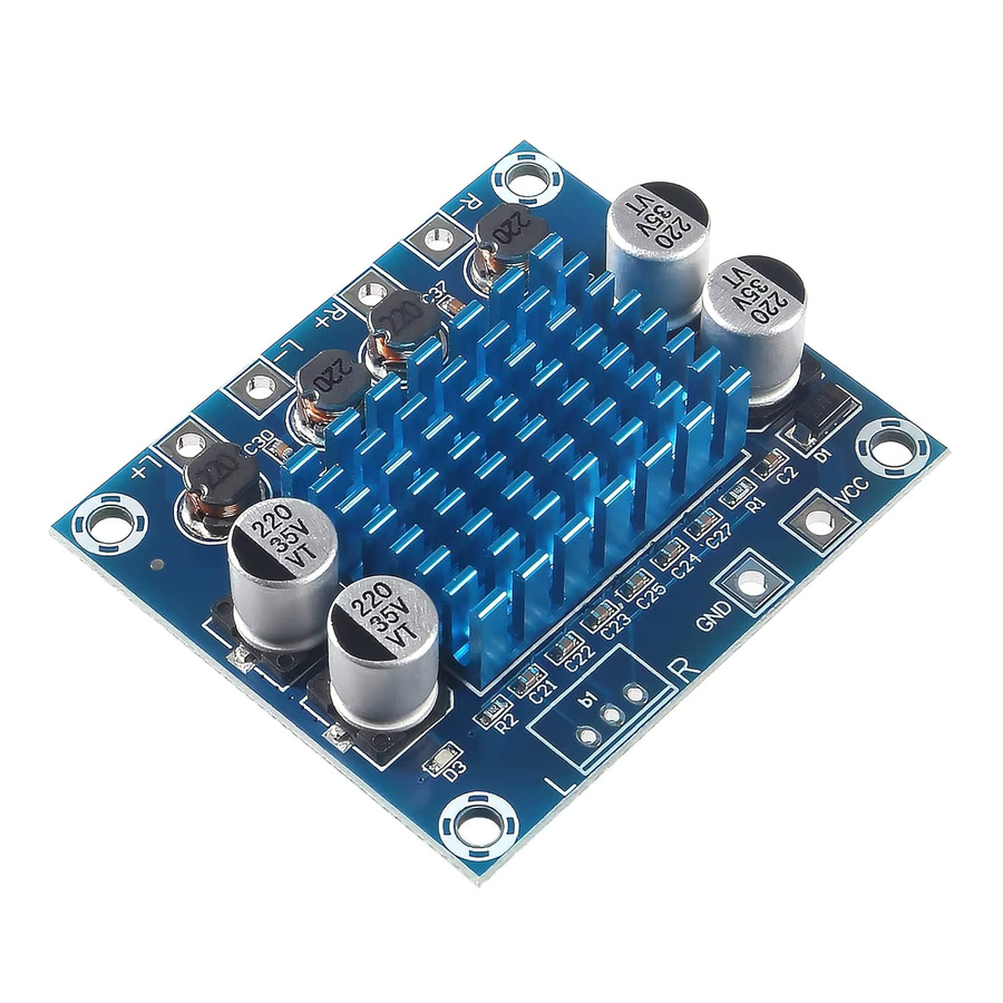 TPA3110 Digitale Stereo-Audio-Verstärkerplatine XH-A232 in Blau, 2.0-Kanal-Verstärker mit 30 W + 30 W, DC 8-26 V 3 A - Bild 2
