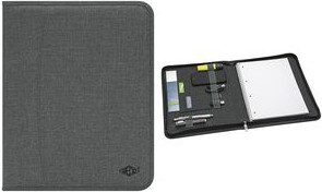 Schreibmappe WEDO College A4 in Grau mit Reißverschluss - Bild 1