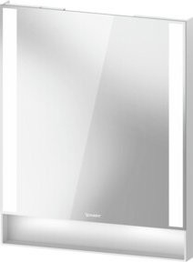 Duravit Lichtspiegel Qatego Badspiegel in Weiß Matt mit LED, dimmbar, B/H/T: 60 x 75 x 6,5 cm - Bild 1