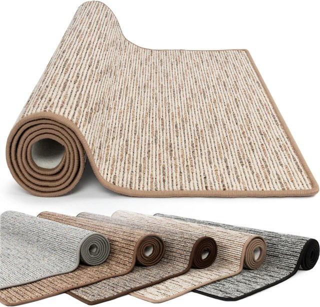 KARAT Läufer Geneva Moderner Wohnteppich Beige B: 67 cm, L: 1000 cm - Bild 1