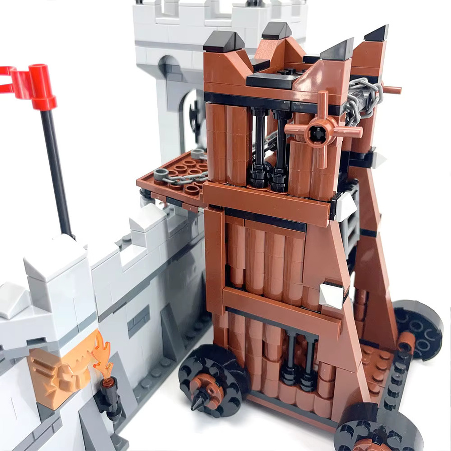 BRICKPANDA Ritter Mittelalterliche Burgbelagerungswaffen, Bausteine, Bunt / Mehrfarbig - Bild 2