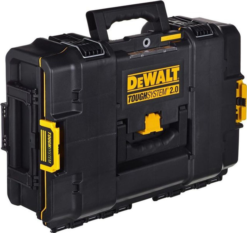 DeWalt TOUGHSYSTEM 2.0 DS165 Small Box wasserdichte Werkzeugkiste Schwarz - Bild 2