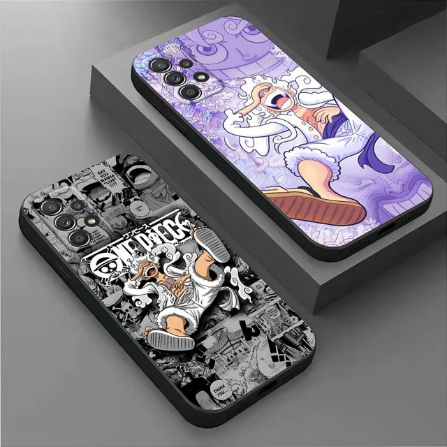 One-Piece Anime Monkey D. Luffy Handyhülle für Samsung Galaxy A56 A57 5G A37 A55 A36 A26 A17 A07 A35 A34 54 A52 A73 A72 A32 - Bild 1