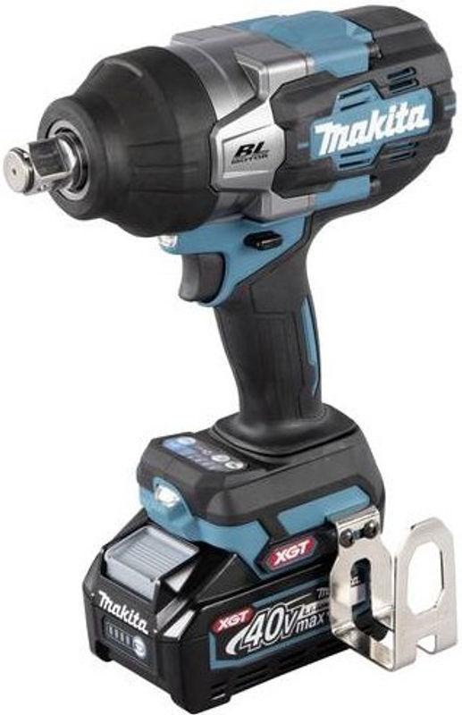 Makita Akku-Schlagschrauber XGT TW001GM201 40V mit 2 Akkus und Ladegerät im MAKPAC, Blau/Schwarz - Bild 2