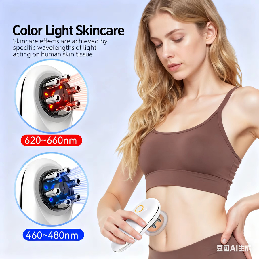 3-in-1 Elektrisches Cellulite-Massagegerät, Weiß, Unisex - Bild 2