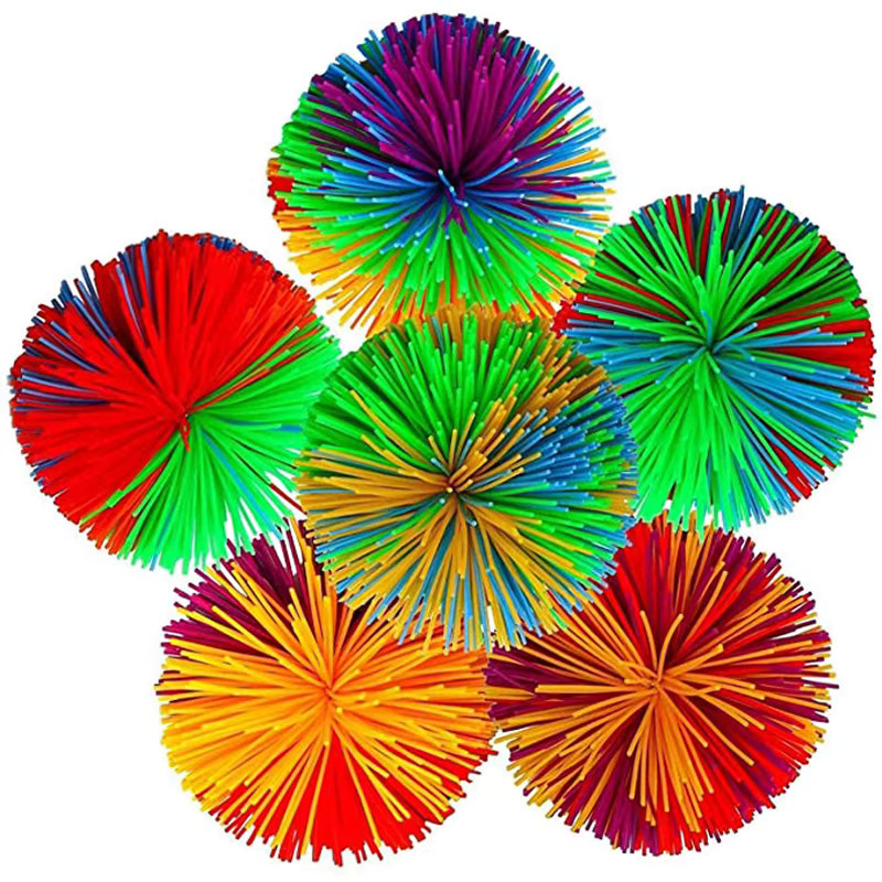 soulbao Gummi-Draht-Juggling-Ball, bunt, Anti-Stress-Ball - Bild 6