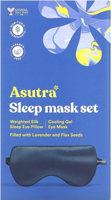 Asutra Schlafmasken-Set, 2-teilig, weiß, Unisex - Bild 1