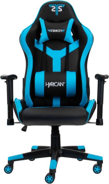 Hyrican Striker Gaming Chair aus Kunstleder mit Kopfstütze und Armlehnen - Bild 1