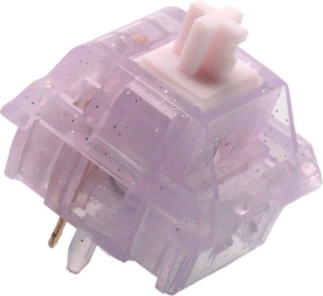 Keygeek SU Color V2 Linear Switches, vorgeschmiert, 5-polig, HotSwap, UPE Stem, Lila - Bild 1