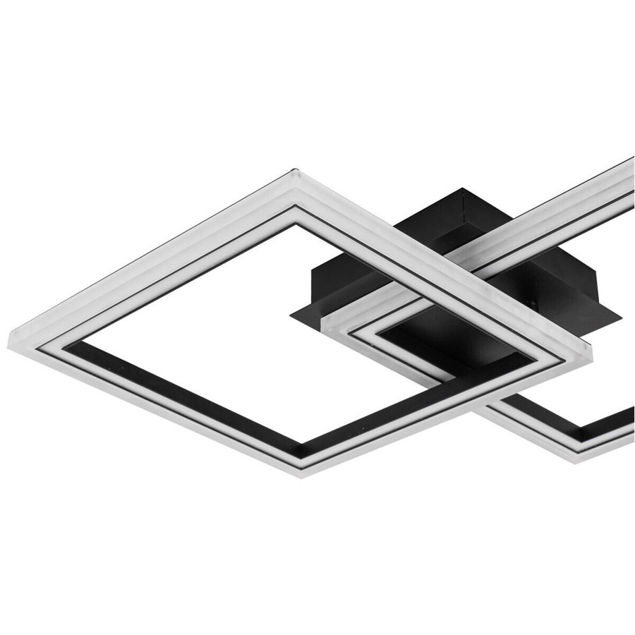 Nolo Deckenleuchte Christina LED in Schwarz aus Metall und Kunststoff, B/H/T: 35 x 6,5 x 57 cm - Bild 2