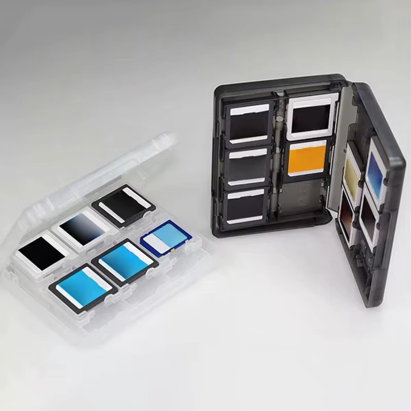 DATA FROG 24-Fach Spielkarten-Aufbewahrungsbox für 3DS und DS Serie, tragbare PP-Hülle in Weiß Transparent mit SD TF und Stylus-Aufbewahrungsfächern - Bild 6