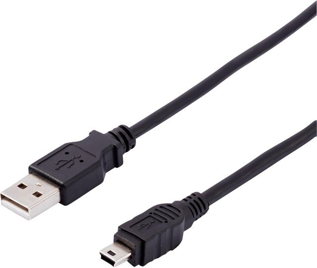 Vivanco USB-A auf Micro-USB Verbindungskabel, Schwarz, 0,75 m - Bild 1
