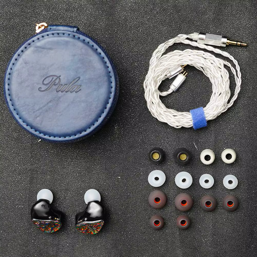 PULA PA02 HiFi-Kopfhörer Hybrid In-Ear-Monitore mit 1DD+4BA Treibern, Hi-Res Audio, Multicolour, 3,5 mm Jack - Bild 6