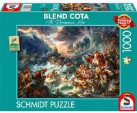 Schmidt Spiele Puzzle Blend Cota: Der Weg durch das Meer mit biblischem Motiv, 1000 Teile - Bild 1