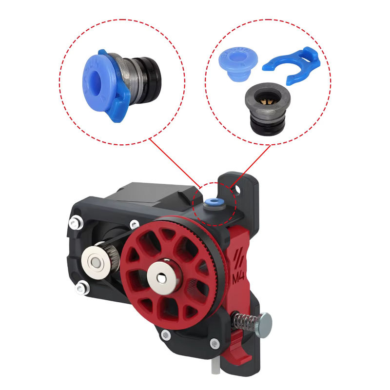 Torlipy ECAS04 Bowden-Fitting für ERCF V2.0 Voron M4 Extruder mit eingebetteten Spannzangen für 3D-Drucker - Bild 3