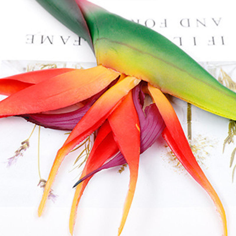 Künstliche Paradiesvogelblume von mfySpace in Rot als dekorative Kunstpflanze für den Innenbereich - Bild 3