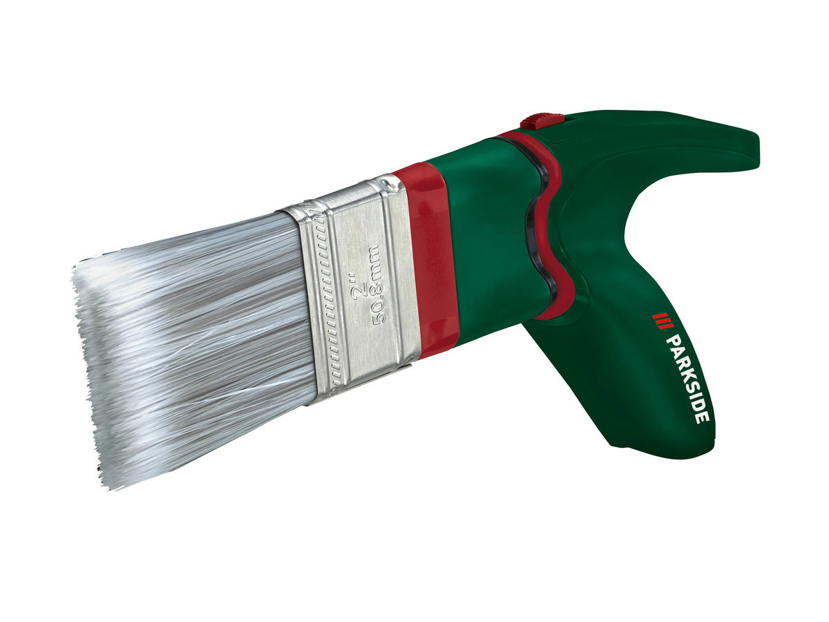 Parkside Pinselset mit ergonomischem Griff und drehbarem Kopf, flach, Mehrfarbig - Bild 2