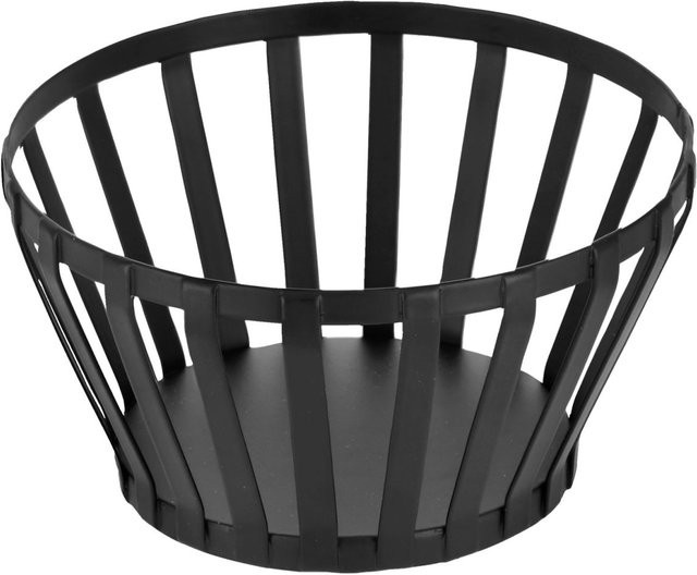 VEGA Obst- und Brotkorb Liro rund in Schwarz, Durchmesser: 15 cm, Höhe: 8 cm - Bild 1