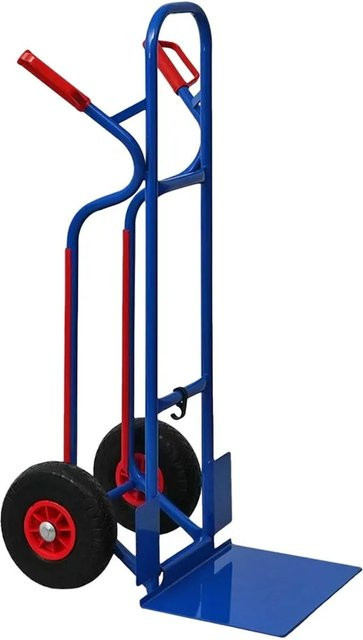 PROREGAL Sackkarre RAGNAR mit XXL Klappbarer Schaufel in Blau, Tragkraft 250kg, H x B x T: 117 x 62,5 x 62 cm - Bild 1