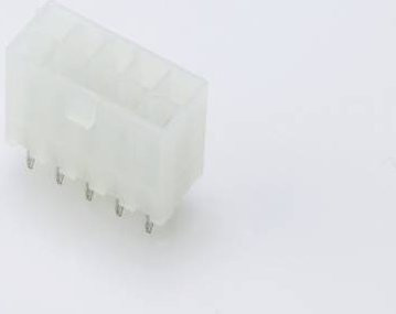 Molex Einbau-Buchsenleiste in Weiß mit 10 Polen und 4,2 mm Rastermaß - Bild 1