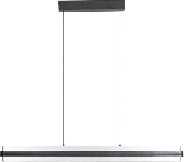 Lucande LED Wohnzimmerleuchte Tarnin Schwarz aus Metall, 2-flammig, dimmbar - Bild 1
