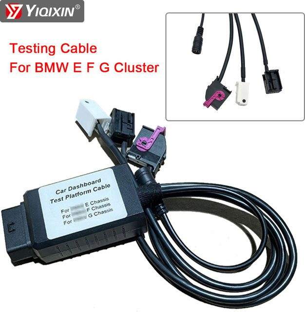 YIQIXIN Armaturenbrett-Testkabel für BMW E F G Chassis Cluster Reparaturplattform, Schwarz - Bild 1