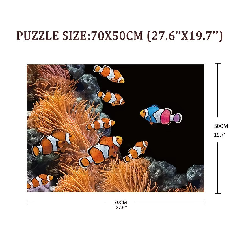 MaxRenard Clownfisch Korallenriff Puzzle, 1.000 Teile, ab 14 Jahre - Bild 2
