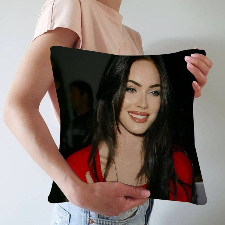 Dekokissen Kissenbezug mit Jennifers Body Megan Fox Motiv aus Peach Skin, B/T/H: 18 x 18 x 18 cm - Bild 5