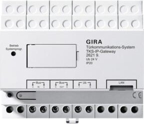 Gira TKS-IPGateway 2. Generation mit 10 Lizenzen und Wi-Fi in Weiß 262198 - Bild 1