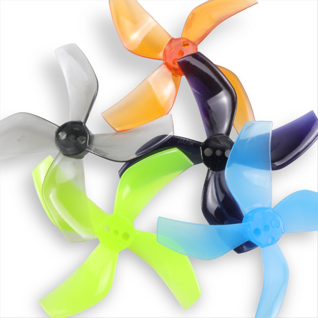 GEMFAN D51 2020 4-Blatt PC Propeller 2 Zoll 50,3mm für RC FPV Racing Freestyle Tinywhoop BETA85X Drohne, Multicolor - Bild 1