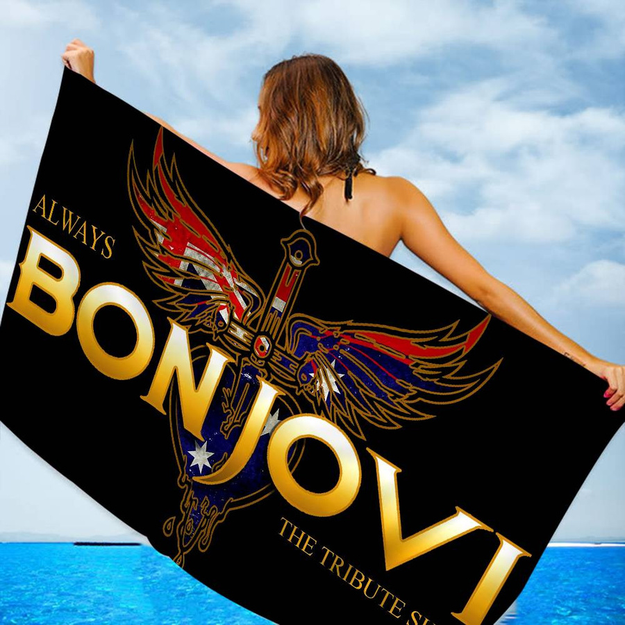 B-Bon J-Jovi Anime Strandhandtuch für Kinder, weich und saugfähig, mehrfarbig, B: 40 cm, H: 60 cm - Bild 4