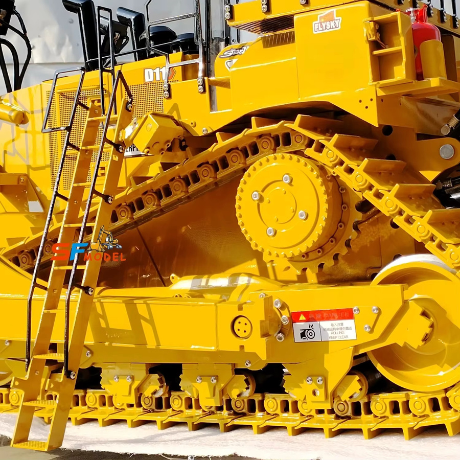 SMODELF D11t rc Bulldozer, Metall Modell, ferngesteuert, Gelb - Bild 3