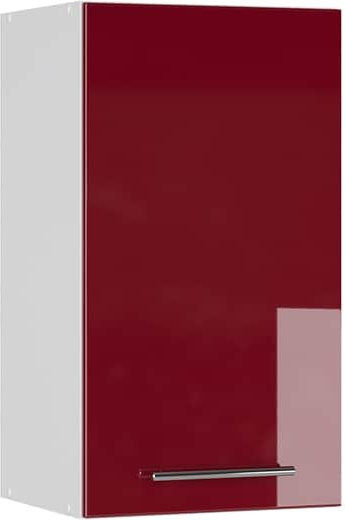 Vicco Hängeschrank Fame-Line Küchenschrank Bordeaux Hochglanz und Edelgrau Breite: 40 cm - Bild 1