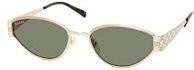 Gucci GG 1853S Sonnenbrille, Vollrand, Oval, Metall, Gold, Grey, Damen - Bild 1