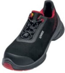 uvex Sicherheitshalbschuhe S3 SRC uvex 1 G2 in Schwarz aus Mikrovelours mit uvex xenova Kunststoffkappe, Weite 11, Größe 52 - Bild 1